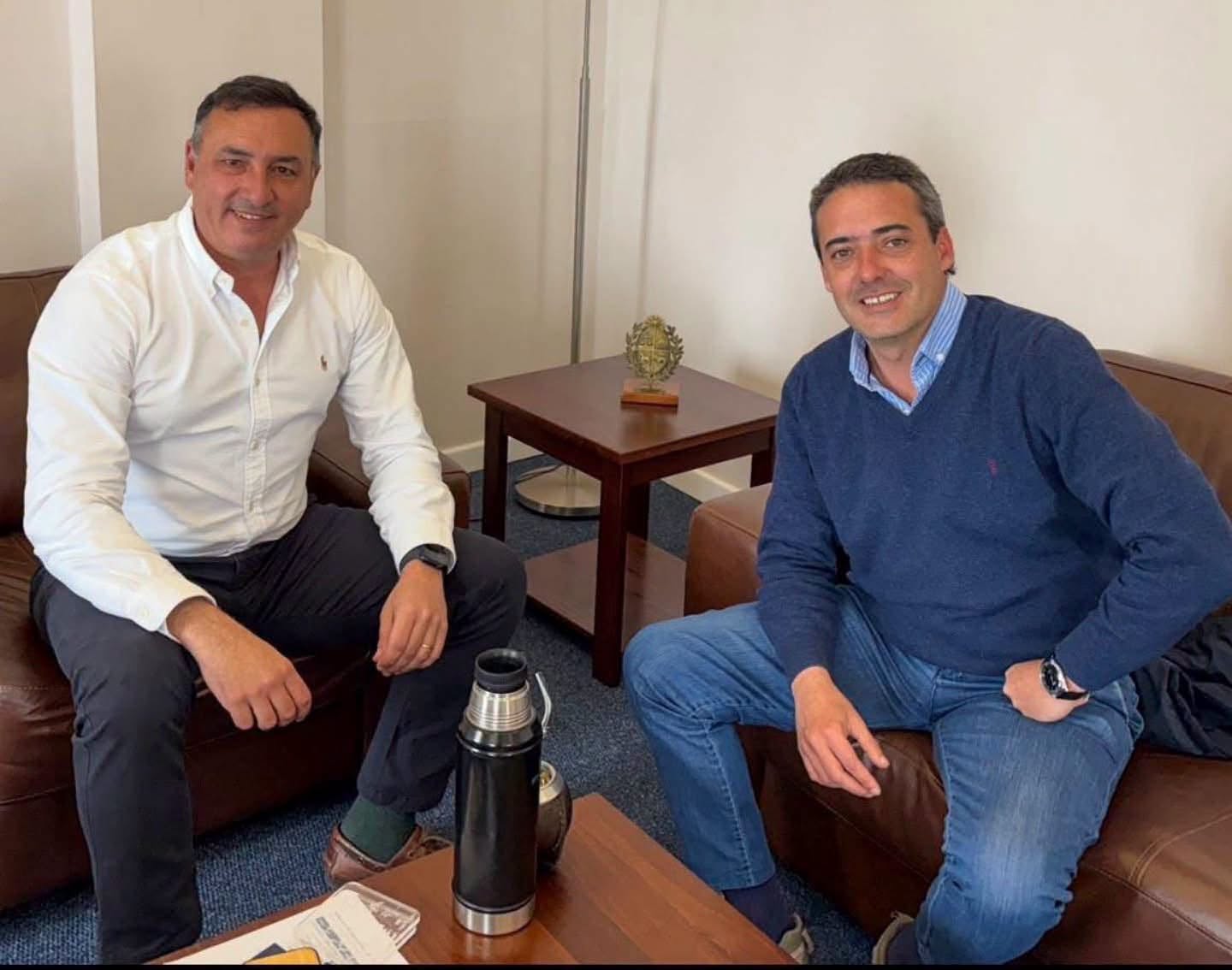 ALBISU Y VARELA MINUTTI SE REUNIERON PARA HABLAR DE DIFERENTES TEMAS